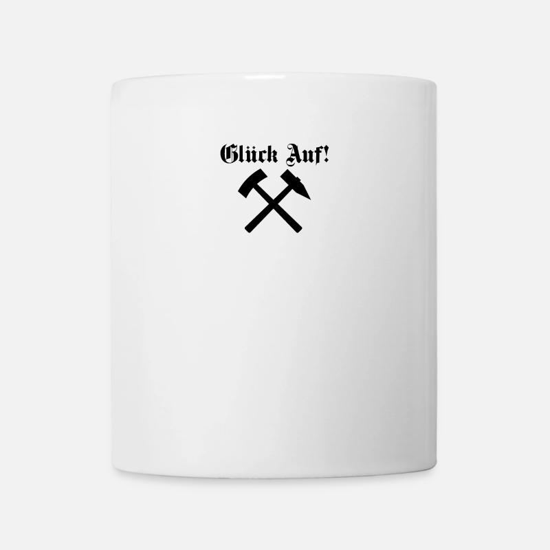 Glück Auf - Tasse - Weiß