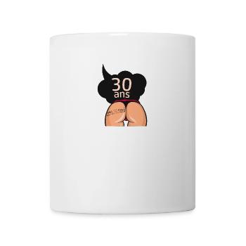 30 ans anniversaire fesse cul bulle humour derrier - Mug blanc - blanc - Devant