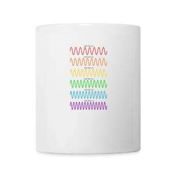 Licht Wellen - Physiker Physik Shirt - Tasse - Weiß - Vorne