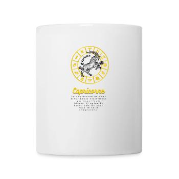 Capricorne - Mug blanc - blanc - Devant