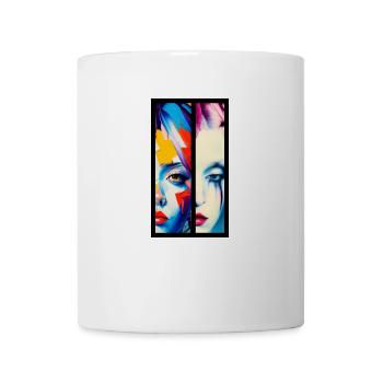 face the woman - Mug - white - Front