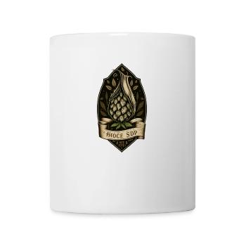 Chemise Houblon pour les amateurs de bière artisanale - Mug blanc - blanc - Devant