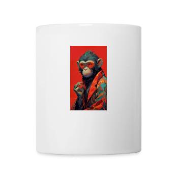 Vermillion Ape - Mug blanc - blanc - Devant