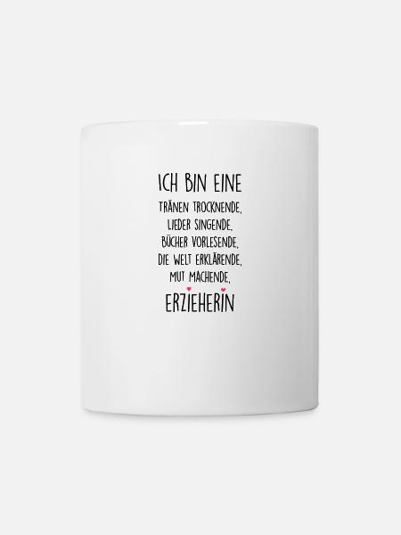 Erzieherin - Tasse - Weiß