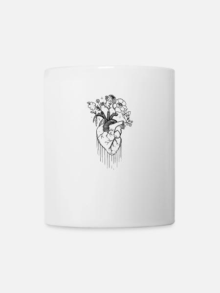 BLOOMING LOVE - Tasse - Weiß