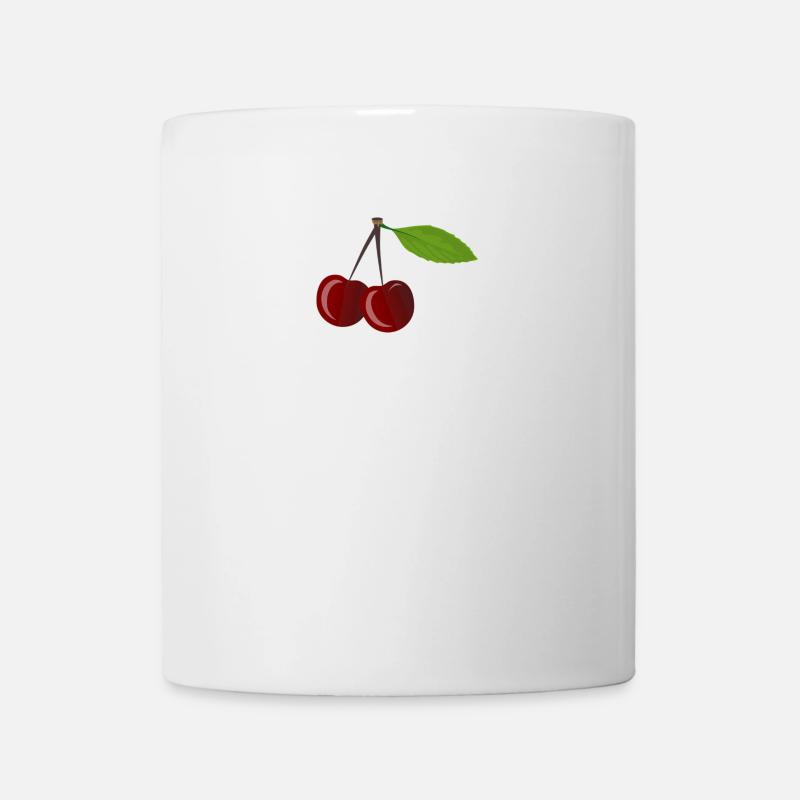 cerise - Mug blanc - blanc