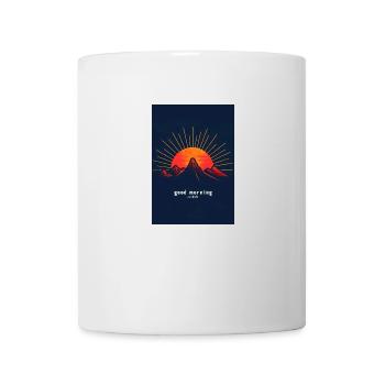 Grognements matinaux au lever du soleil - Mug blanc - blanc - Devant