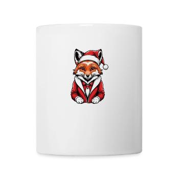 Fuchs Fox Weihnachtsmann Süß Geschenk für Frauen - Tasse - Weiß - Vorne