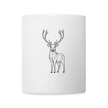 Lone Deer - Mug - white - Front