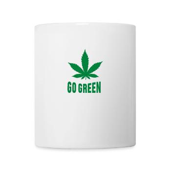 Weed Go Green - Mug blanc - blanc - Devant