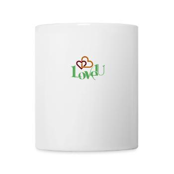 I love you schönes Shirt als Liebes-Geschenk - Tasse - Weiß - Vorne