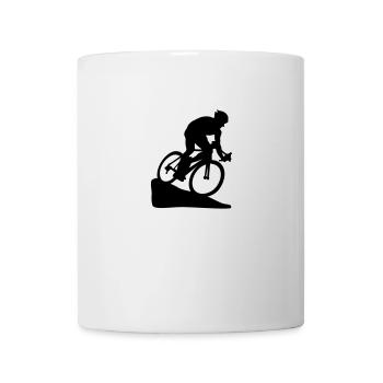 cyclisme, cycliste - Mug blanc - blanc - Devant