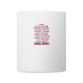 Physiothérapeute cadeau de fango de thérapie physique - Mug blanc - blanc - Devant