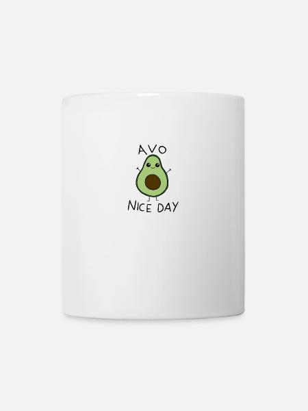 Avo schöner Tag - Tasse - Weiß