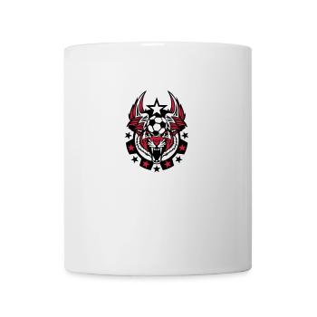 foot tigre logo sport ballon 1 - Mug blanc - blanc - Devant