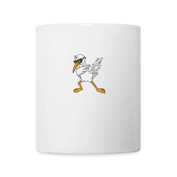 Cool stork dab bird dance float dance step - Mug - white - Front