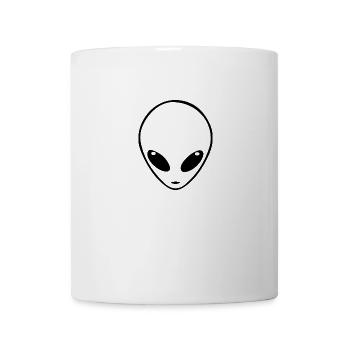 UFO HEAD - Mug - white - Front