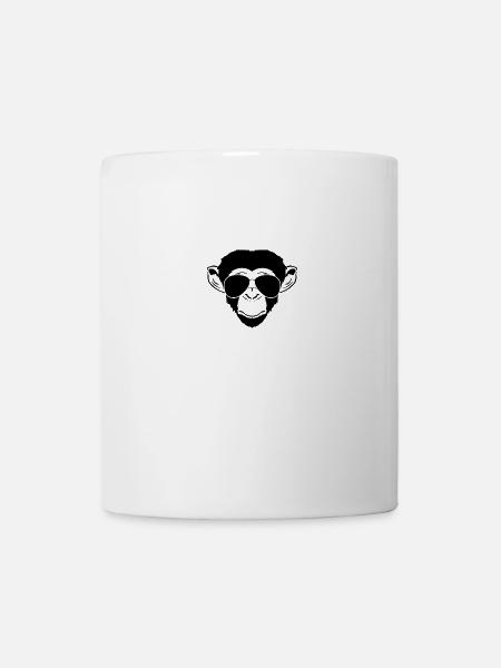 singe - Mug blanc - blanc
