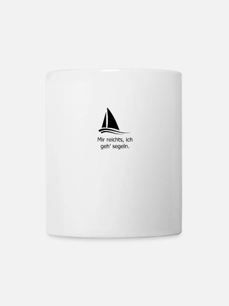 Ich geh Segeln. Segelboot Segel Segler - Tasse - Weiß