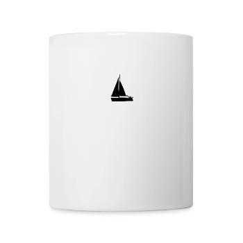 sailboat boat sailing ship - Mug - white - Front