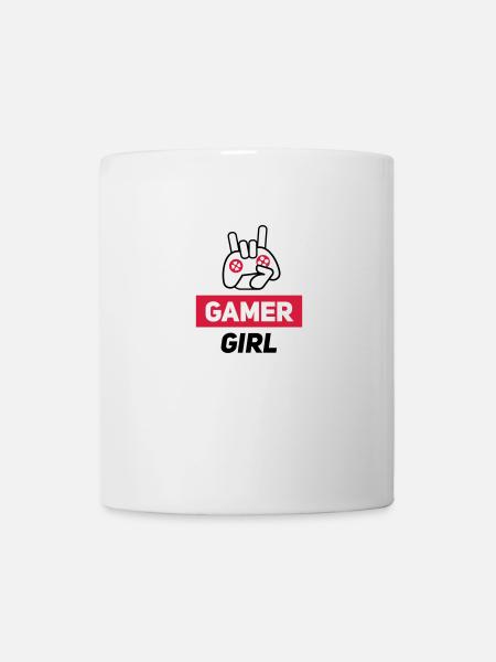 gamer girl - Mug blanc - blanc