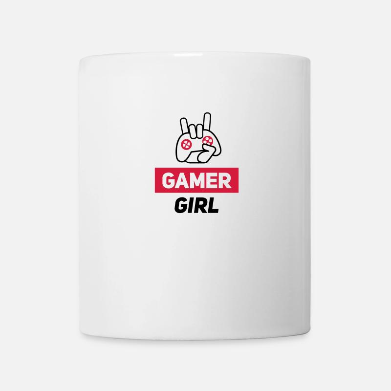 gamer girl - Mug blanc - blanc