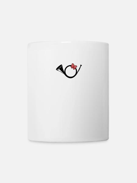 Briefträger Postbote Zusteller Post Horn Geschenk - Tasse - Weiß