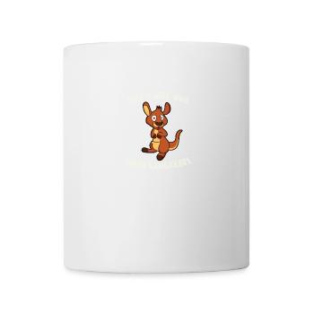 Juste une fille qui aime les kangourous kangourou cadeau - Mug blanc - blanc - Devant