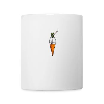 Direkt aus der Karotte trinken Vegan - Tasse - Weiß - Vorne