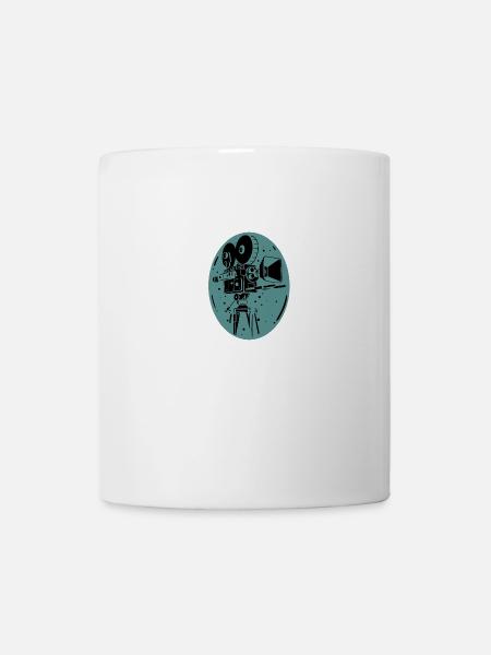 Caméra de cinéma vintage Cinema Kamermann Gift - Mug blanc - blanc
