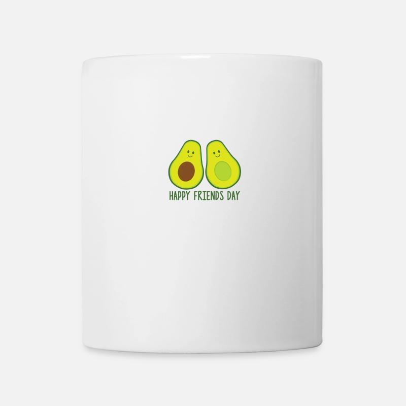 Beste Freunde Avocado - Tasse - Weiß