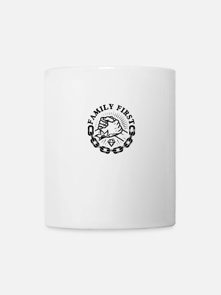Family First Family Friendship siblings - Mug - white