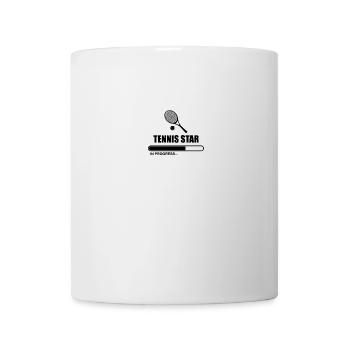 Tennis star in progress - Mug - white - Front