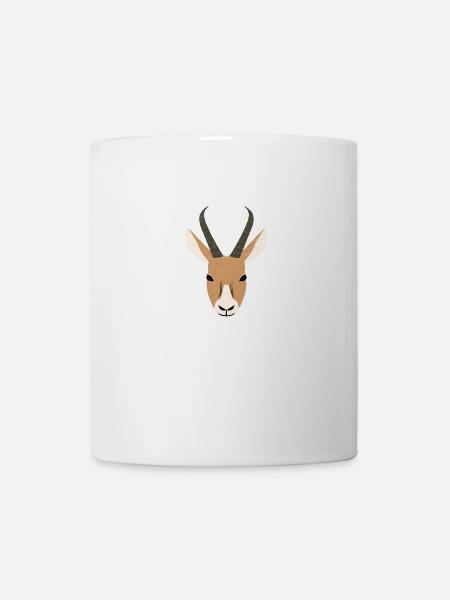 Springbock - Tasse - Weiß