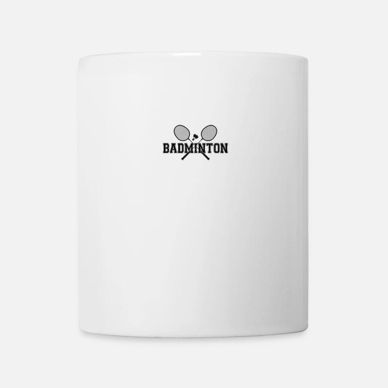 badminton - Mug blanc - blanc