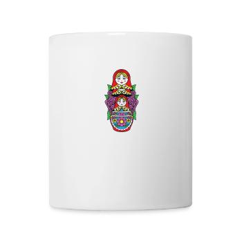 Matryoshka Matryoshka Poupée Russe Russie - Mug blanc - blanc - Devant
