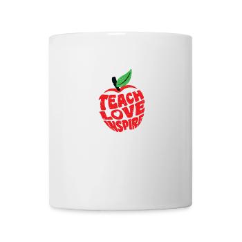 Teach Love Inspire Teacher Teaching Teacher - Mug - white - Front