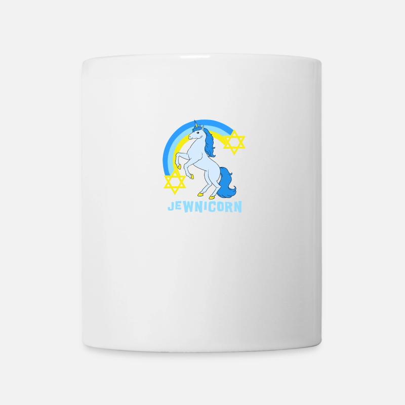Judentum Einhorn Davidstern Jüdisch Juden - Tasse - Weiß