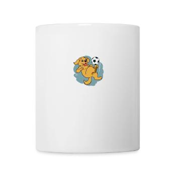 Chien Football Footballeur Chiot Ball Terrier - Mug blanc - blanc - Devant