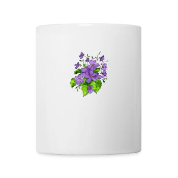 Blumenstrauß - Tasse - Weiß - Vorne