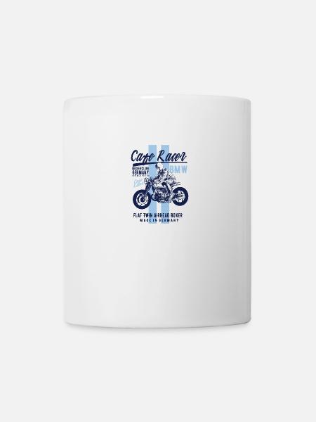 Cafe Racer Flat Twin Airhead Boxer Caferacer - Tasse - Weiß