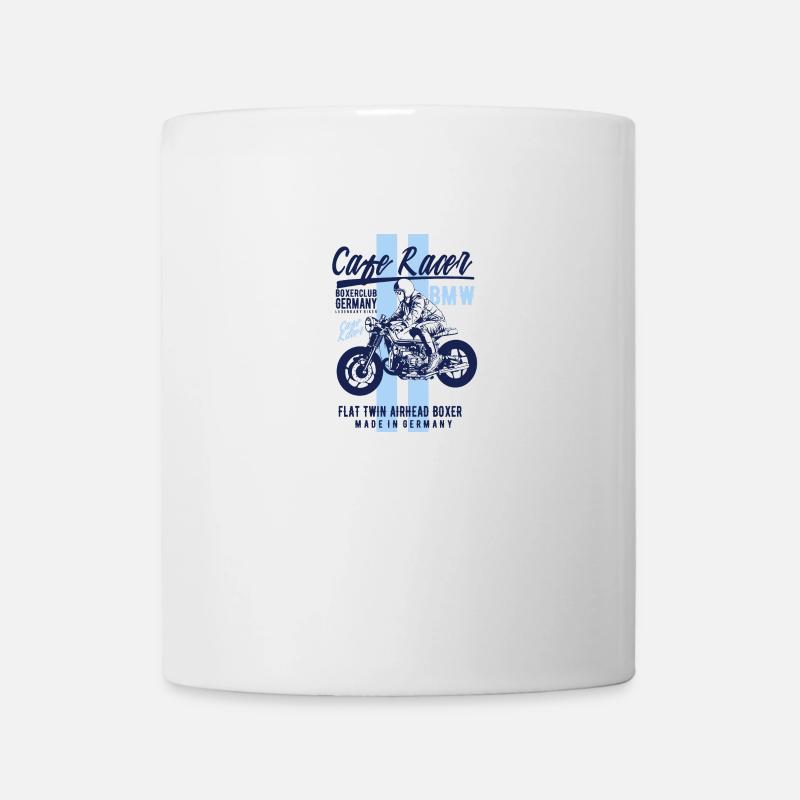 Cafe Racer Flat Twin Airhead Boxer Caferacer - Tasse - Weiß
