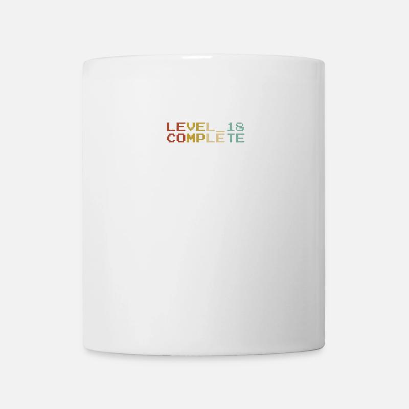 18 Jahre - 18. Geburtstag Level 18 Complete - Tasse - Weiß