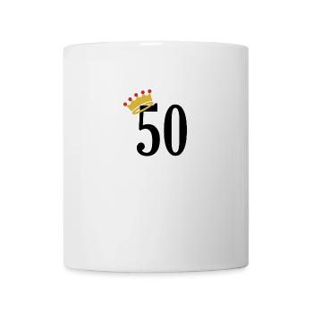 50 Jahre - Tasse - Weiß - Vorne