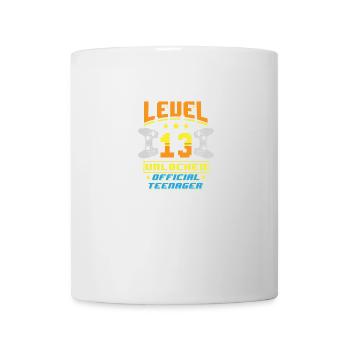 Level 13 unlocked 13 years Gamer Birthday - Mug - white - Front