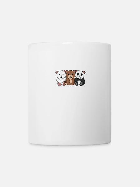 3 Bears 3 Bären Eisbär Bär Panda - Tasse - Weiß