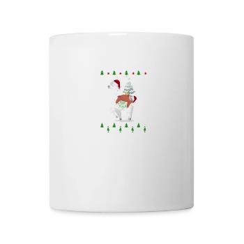 Sloth sleeps on Llama Alpaca Sweet Christmas - Mug - white - Front