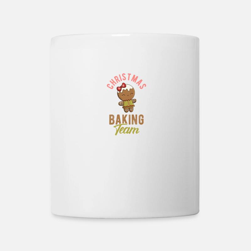 Christmas Baking Team, Weihnachtsbäckerei, Backtea - Tasse - Weiß