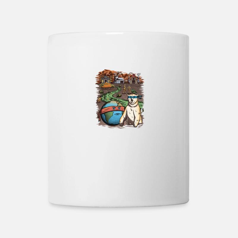 Rette die Welt! - Tasse - Weiß