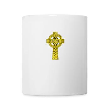 Cross of Ahenny Celtic Cross Celtic Cross - Mug - white - Front
